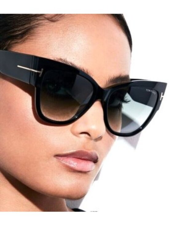 NEW TOM FORD ANOUSHKA SUNGLASSES TF371 20B CAT EYE BROWN WOMEN EYEWEAR FT0371 main image 9